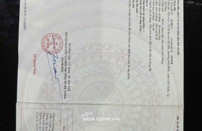 Bán lô đất  đường  Nguyễn Xí, Liên Chiểu, Đà Nẵng 
Giá 6 ty 750triệu